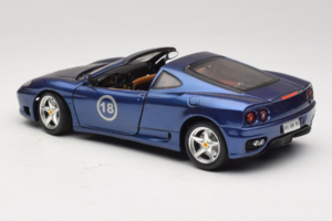 Ferrari 360 Modena Targa Limitierte Auflage 333 Stück Lila Metallic Bburago 1:18 3348-F1 Metall — Bild 7 von 8