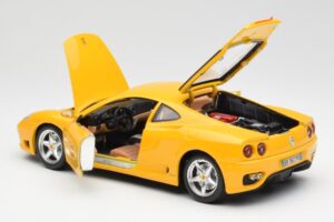 Ferrari 360 Modena Gelb Bburago 1:18 3368 Metall — Bild 5 von 8