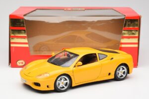 Ferrari 360 Modena Gelb Bburago 1:18 3368 Metall — Bild 8 von 8