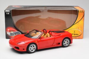 Ferrari 360 Spider Rot Hot Wheels 1:18 57310 Metall — Bild 8 von 8