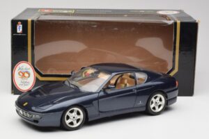 Ferrari 456 GT Blau Bburago 1:18 3036 Metall — Bild 2 von 8