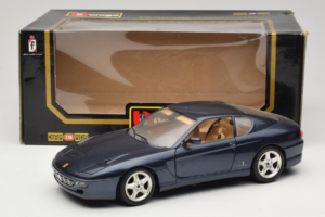 Ferrari 456 GT Blau Bburago 1:18 3036-B1 Metall — Bild 8 von 8