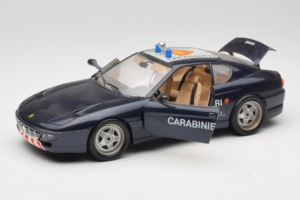 Ferrari 456 GT Carabinieri Schwarz Bburago 1:18 3036-B3 Metall — Bild 2 von 8