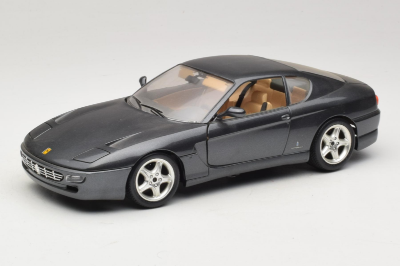 Ferrari 456 GT Grau Metallic Bburago 1:18 3036-G1 Metall