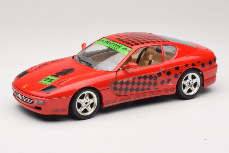 Ferrari 456 GT Interconti Car HiFi Rot Bburago 1:18 3036-D Metall