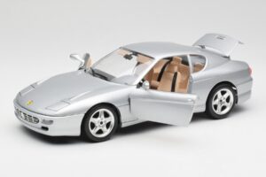 Ferrari 456 GT Silber Bburago 1:18 3036-M2 Metall — Bild 2 von 8