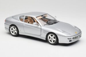Ferrari 456 GT Silber Bburago 1:18 3036-M2 Metall — Bild 6 von 8
