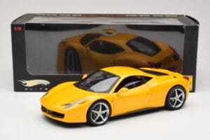 Ferrari 458 Italia Gelb Hot Wheels 1:18 P9894 Metall — Bild 8 von 8