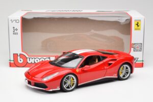 Ferrari 488 GTB Rot Bburago 1:18 18-76102 Metall — Bild 8 von 8