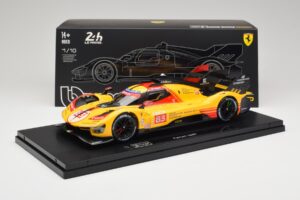 Ferrari 499P Hypercar AF Corse #83 R. Kubica / Y. Ye / R. Shwartzman 24 Hours of Le Mans 2024 Bburago 1:18 18-16313-83-VET Me — Bild 9 von 9