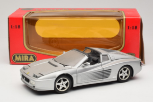 Ferrari 512TR Targa Silber Mira 1:18 6175 Metall — Bild 8 von 8