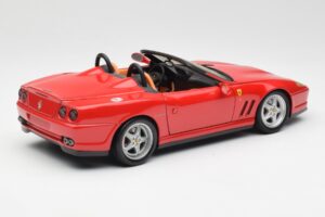 Ferrari 550 Barchetta Pininfarina Rot Bburago 1:18 327660 Metall — Bild 3 von 8