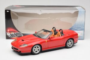 Ferrari 550 Barchetta Pininfarina Rot Bburago 1:18 327660 Metall — Bild 8 von 8