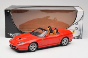 Ferrari 550 Barchetta Rosso Corsa Hot Wheels 1:18 074299294419 Metall — Bild 8 von 8