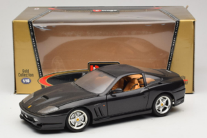 Ferrari 550 Maranello Schwarz Metallic Bburago 1:18 3344-B1 Metall — Bild 8 von 8