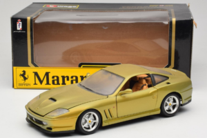 Ferrari 550 Maranello Gold Metallic Braccio & Gotz Bburago 1:18 3044-G1 Metall — Bild 8 von 8