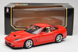 Ferrari 550 Maranello Rot Bburago 1:18 3064 Metall — Bild 8 von 8