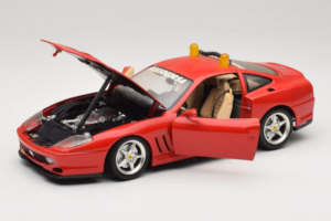 Ferrari 550 Maranello Safety Car Rosso Corsa Bburago 1:18 3064-P1 Metall — Bild 2 von 8