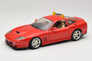 Ferrari 550 Maranello Safety Car Rosso Corsa Bburago 1:18 3064-P1 Metall