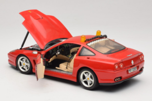 Ferrari 550 Maranello Safety Car Rosso Corsa Bburago 1:18 3064-P1 Metall — Bild 5 von 8
