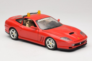 Ferrari 550 Maranello Safety Car Rosso Corsa Bburago 1:18 3064-P1 Metall — Bild 6 von 8