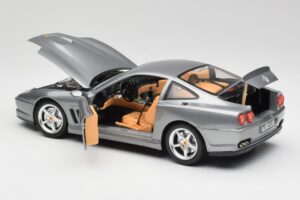Ferrari 550 Maranello Silber Bburago 1:18 3344 Metall — Bild 5 von 8