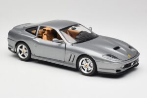 Ferrari 550 Maranello Silber Bburago 1:18 3344 Metall — Bild 6 von 8