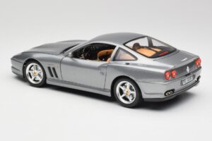 Ferrari 550 Maranello Silber Bburago 1:18 3344 Metall — Bild 7 von 8