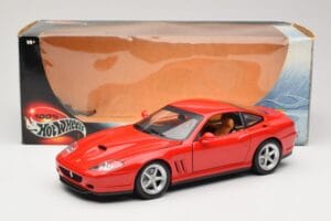 Ferrari 575M Maranello Rot Hot Wheels 1:18 54937 Metall — Bild 8 von 8
