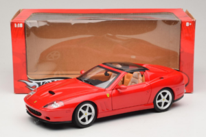 Ferrari 575M Superamerica Rot Hot Wheels 1:18 J2858 Metall — Bild 8 von 8
