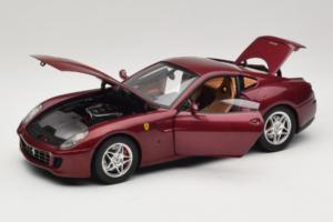 Ferrari 599 GTB Fiorano Dunkelrot Hot Wheels 1:18 M1200 Metall — Bild 2 von 8