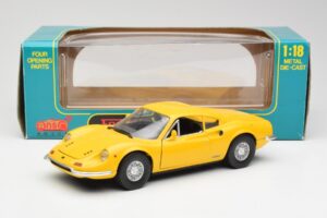 Ferrari Dino 246 GT Gelb Anson 1:18 30301W Metall — Bild 8 von 8