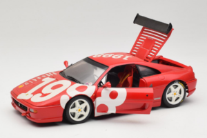 Ferrari F355 Berlinetta Rot mit weißen Rädern UT Models 1:18 180074020-P2 Metall — Bild 2 von 8