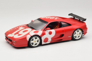Ferrari F355 Berlinetta Rot mit weißen Rädern UT Models 1:18 180074020-P2 Metall