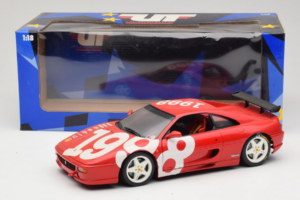 Ferrari F355 Berlinetta Rot mit weißen Rädern UT Models 1:18 180074020-P2 Metall — Bild 8 von 8