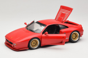 Ferrari F355 Berlinetta Rot Mit Custom-Goldfelgen UT Models 1:18 180074020-P5 Metall — Bild 2 von 8