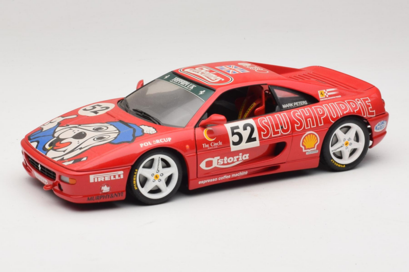 Ferrari F355 Berlinetta Slushuppie #52 M. Peters Rot UT Models 1:18 180074020-P4 Metall