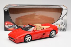 Ferrari F355 Spider Rot Hot Wheels 1:18 25733 Metall — Bild 8 von 8
