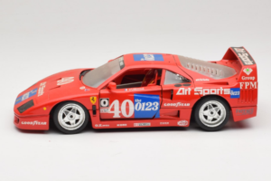 Ferrari F40 #40 J-P. Jabouille / O. Grouillard Art Sports 1987 Bburago 1:18 3332-A1 Metall — Bild 4 von 8