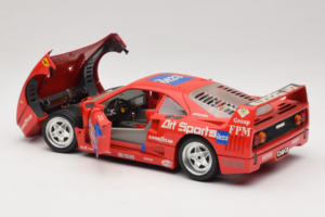 Ferrari F40 #40 J-P. Jabouille / O. Grouillard Art Sports 1987 Bburago 1:18 3332-A1 Metall — Bild 5 von 8