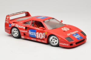 Ferrari F40 #40 J-P. Jabouille / O. Grouillard Art Sports 1987 Bburago 1:18 3332-A1 Metall — Bild 6 von 8