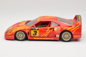 Ferrari F40 Evoluzione #3 Brummel Rot 1987 Bburago 1:18 3022-P2 Metall — Bild 4 von 8