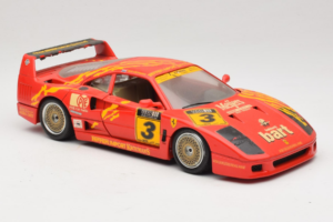 Ferrari F40 Evoluzione #3 Brummel Rot 1987 Bburago 1:18 3022-P2 Metall — Bild 6 von 8