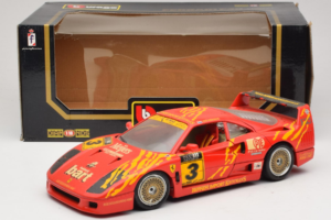 Ferrari F40 Evoluzione #3 Brummel Rot 1987 Bburago 1:18 3022-P2 Metall — Bild 8 von 8