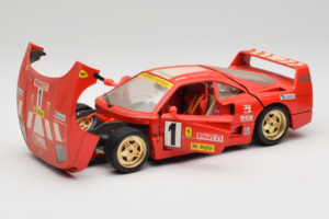 Ferrari F40 Evoluzione #1 Pirelli Rot 1992 Bburago 1:18 3042-P1 Metall — Bild 2 von 8