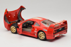 Ferrari F40 Evoluzione #1 Pirelli Rot 1992 Bburago 1:18 3042-P1 Metall — Bild 5 von 8