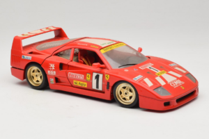 Ferrari F40 Evoluzione #1 Pirelli Rot 1992 Bburago 1:18 3042-P1 Metall — Bild 6 von 8
