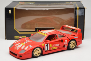 Ferrari F40 Evoluzione #1 Pirelli Rot 1992 Bburago 1:18 3042-P1 Metall — Bild 8 von 8