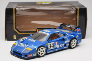 Ferrari F40 Evoluzione #34 Blau Custom 1987 Bburago 1:18 3032-C1 Metall — Bild 8 von 8