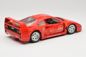 Ferrari F40 Evoluzione FC Nürnberg Special Edition Rot Bburago 1:18 3042-FCN Metall — Bild 3 von 8